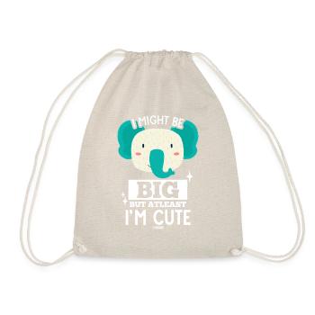 Éléphant pour enfants - Sac de sport léger - nature - Devant