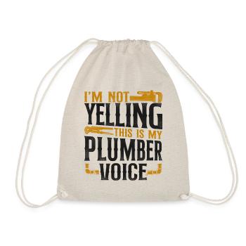 Plombier de plomberie vintage je ne suis pas - Sac de sport léger - nature - Devant