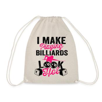Pocketologist Billiards Pool Billiard 8 Ball - Turnbeutel - Natur - Vorne