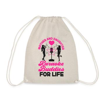 Chanteur de karaoké Maman Mère Et - Sac de sport léger - nature - Devant