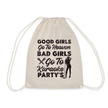 Karaoké Chanteuse Vintage Good Girls - Sac de sport léger - nature - Devant
