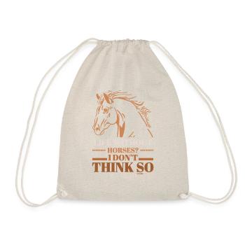 Une vie sans chevaux - Sac de sport léger - nature - Devant
