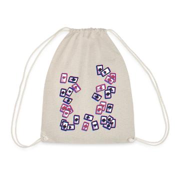 Playing Cards Card Game Board Game - Drawstring Bag - nature - Front