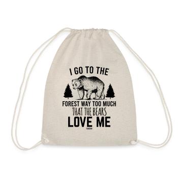 Forest Nature Recreation Landscape - Drawstring Bag - nature - Front