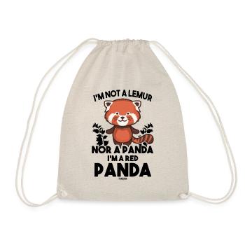 Je suis un panda roux - Sac de sport léger - nature - Devant