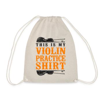 Violon violoniste vintage c’est - Sac de sport léger - nature - Devant