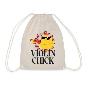 Violon Violoniste Fille Poulet - Sac de sport léger - nature - Devant