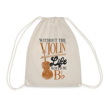 Violon Violoniste Pun Vintage - Sac de sport léger - nature - Devant