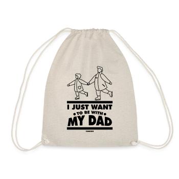 Père et fille - Sac de sport léger - nature - Devant