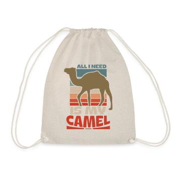 All I Need Is My Camel - Turnbeutel - Natur - Vorne