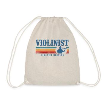 Violon Violoniste Rétro Vintage - Sac de sport léger - nature - Devant