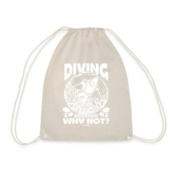 Dive - Drawstring Bag - nature - Front