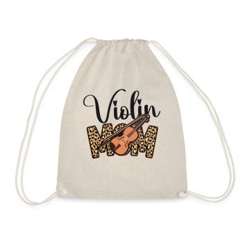 Violon Violoniste Maman Guépard - Sac de sport léger - nature - Devant