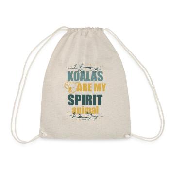 Koalas Are My Spirit Animal - Turnbeutel - Natur - Vorne