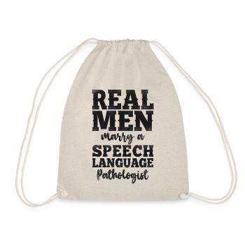 Speech Therapist Therapy Assistant - Drawstring Bag - nature - Front