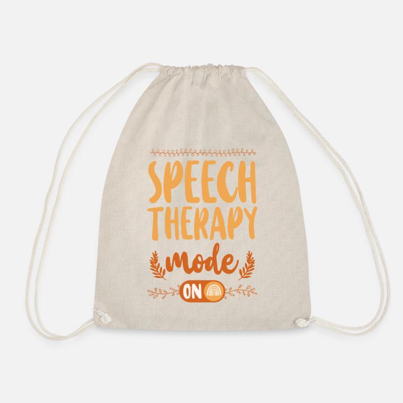 Speech Therapist Therapy Assistant - Turnbeutel - Natur