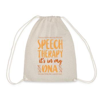 Speech Therapist Therapy Assistant - Turnbeutel - Natur - Vorne