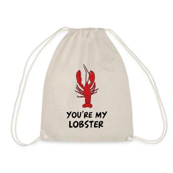 You’re My lobster - Du bist mein Hummer - Sac de sport léger - nature - Devant