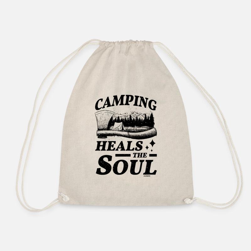 Camping Seele Gott Campingurlaub Spruch - Turnbeutel - Natur
