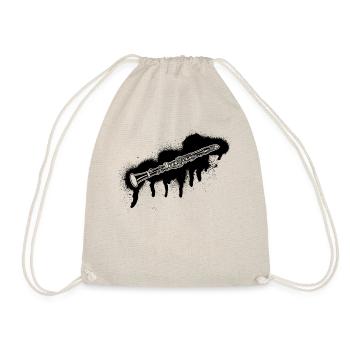 Clarinet Clarinet player Clarinetist - Drawstring Bag - nature - Front