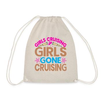Women on a cruise - Drawstring Bag - nature - Front