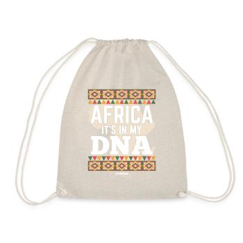 Africa It's In My DNA - Turnbeutel - Natur - Vorne