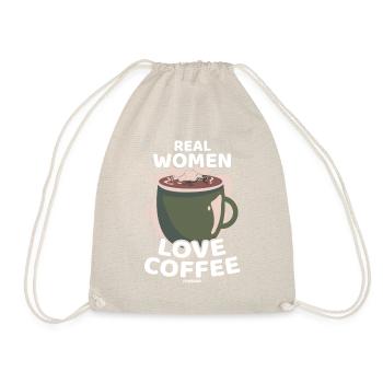 Real Women Love Coffee - Turnbeutel - Natur - Vorne