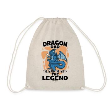 Dragon Dad The Man The Myth The Legend - Turnbeutel - Natur - Vorne