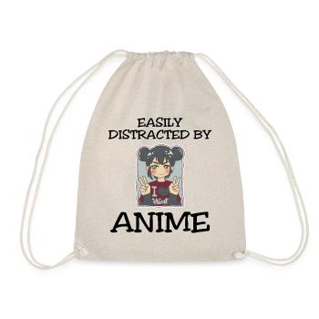 Easily Distracted By Anime - Turnbeutel - Natur - Vorne