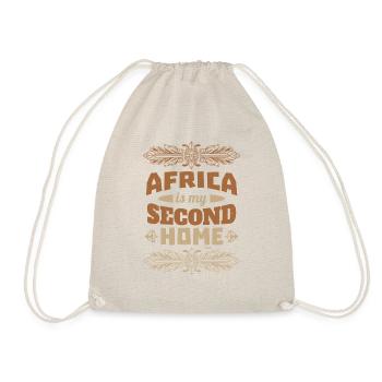 Afrika ist meine zweite Heimat - Turnbeutel - Natur - Vorne