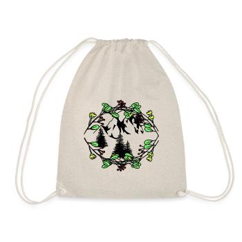 Mountains Nature Tyrol Spring Mountaineering Alps - Drawstring Bag - nature - Front
