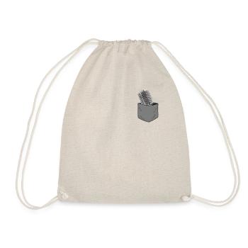 Karaoke Singer Microphone Vocalist - Drawstring Bag - nature - Front