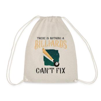 Billiards Pool Player Ball There - Drawstring Bag - nature - Front