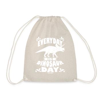Everyday Is Dinosaur Day - Drawstring Bag - nature - Front