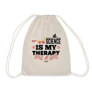Science Is My Therapy - Turnbeutel - Natur - Vorne