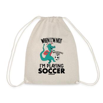 Football Dragon Football Club Football - Drawstring Bag - nature - Front