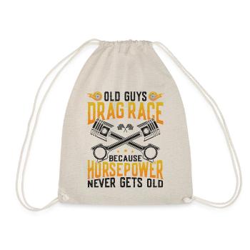 Drag Racing Race Car Old Guys Drag - Turnbeutel - Natur - Vorne