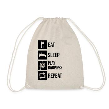 Bagpipes Bagpipes Bagpipe - Drawstring Bag - nature - Front