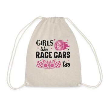Drag Racing Race Car Girl Girls - Sac de sport léger - nature - Devant