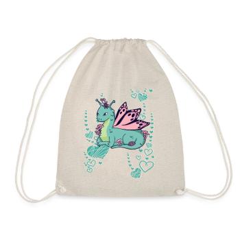 Dragon - Drawstring Bag - nature - Front