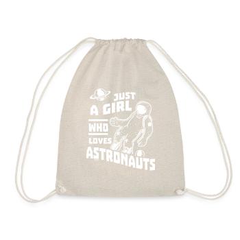Sa petite amie aime les astronautes - Sac de sport léger - nature - Devant