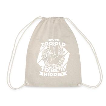 old hippie - Drawstring Bag - nature - Front