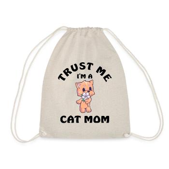 Croyez-moi, je suis une maman chat - Sac de sport léger - nature - Devant