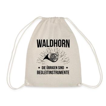 Waldhorn Waldhornspieler Waldhornist - Turnbeutel - Natur - Vorne