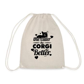 Corgi pet cute - Drawstring Bag - nature - Front