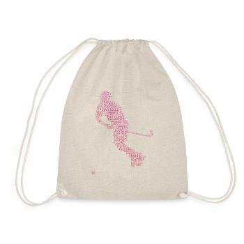 Innebandy Floorball Salibandy Women's Floorball Game - Drawstring Bag - nature - Front