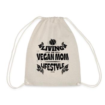 maman végétalienne cool - Sac de sport léger - nature - Devant
