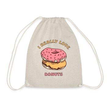 J’adore les beignets - Sac de sport léger - nature - Devant