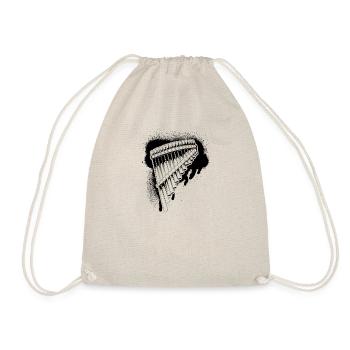 Panflute Panflute player Panflutist - Drawstring Bag - nature - Front