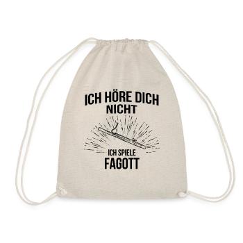 Fagott Fagottspieler Fagottist - Turnbeutel - Natur - Vorne